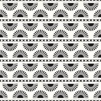 Vector Geometric Abstract Seamless Monochrome Pattern Texture Repeating Background