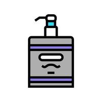 lotion after shave color icon vector illustration