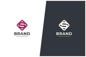 S Letter Logo Vector Concept Icon Trademark. Universal S Logotype Brand