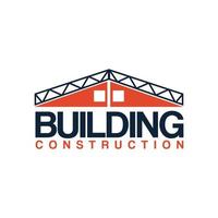 building construction logo vector template