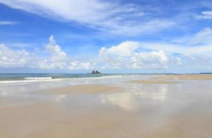 beach and beautiful tropical sea photo