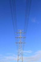 electric high voltage power post photo