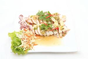 Squid steamed with lemon photo