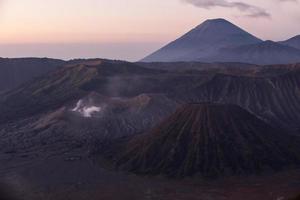 Sunrise at Mount Bromo volcano East Java, Indonesia. photo