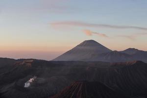 Sunrise at Mount Bromo volcano East Java, Indonesia. photo