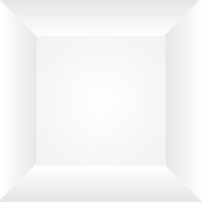 blank persfective white wall corner vector illustration
