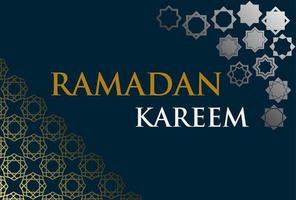 Ramadan kareem islamic background holy month for muslim vector