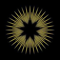 yellow sun star burst vector logo template