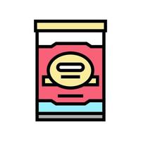 milk mister food baby color icon vector illustration