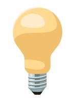 bulb light idea vector