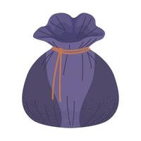 bolso chuseok morado vector