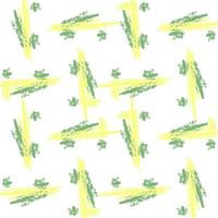 Abstract yellow hand-drawn pattern. Brush pattern for textiles, fabrics, wallpapers. vector