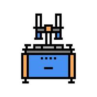 lapping machine color icon vector illustration
