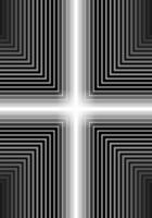 Vertical Rectangular Shape White Cross Lines Neon Glow vector