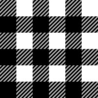 White Gray Black Seamless Plaid Background vector