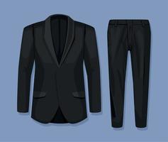 elegants pants and jacket vector