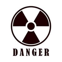 nuclear danger signal vector