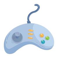 blue video game control vector