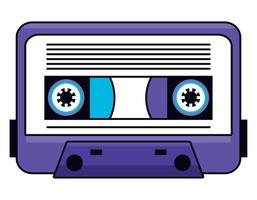 cassette retro device nostalgia vector