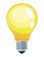 bulb light icon vector