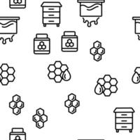 Honeycomb Vector Seamless Pattern