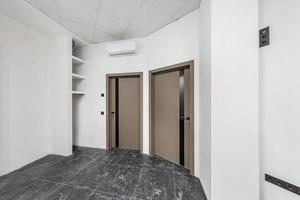 white empty corridor for room office in interior of modern apartments, office or clinic photo