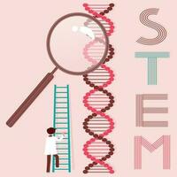 STEM educational outreach vector illustration