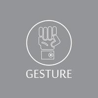 Hand gestures and sign language isolated vector