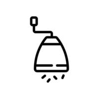 vanilla mill icon vector outline illustration