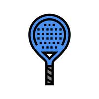 paddle racket color icon vector illustration