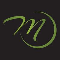 icono de logotipo de plantilla de diseño de negocio abstracto con letra m vector