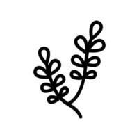 prickly plant icon vector outline illustration