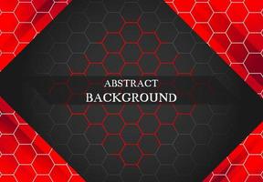 Abstract red black light pattern gradient background vector