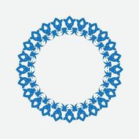 decorative round frames. Vector design elements.