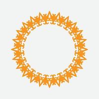 decorative round frames. Vector design elements.