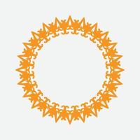 decorative round frames. Vector design elements.