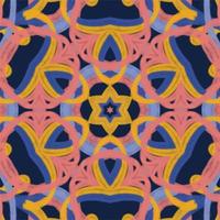 Abstract kaleidoscope background. Beautiful kaleidoscope seamless pattern. Multicolor mosaic texture. Seamless kaleidoscope texture. Unique kaleidoscope design vector
