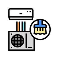 duct cleaning color icon vector illustration