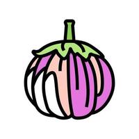 bianca eggplant color icon vector illustration