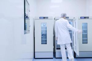 scientists working at the laboratory photo