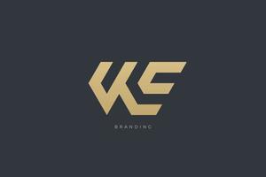 WE Letter W Combination Monogram Logo vector