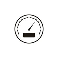 speedometer icon vector. speedometer icon vector illustration