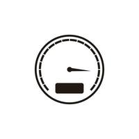 speedometer icon vector. speedometer icon vector illustration