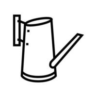 watering can for house plant line icon vector illustration