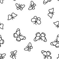 Butterfly Vector Seamless Pattern