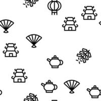 China Vector Seamless Pattern