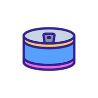 small round copper shape icon vector outline illustration