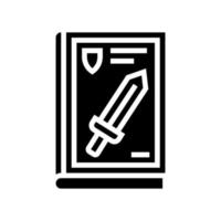 fantasy genre glyph icon vector illustration
