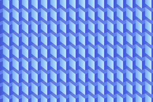 Blue boxes, repeating pattern, bricks, cubes, blocks, 3D rendering, isometric projection wallpaper. vector