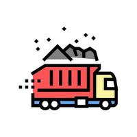 truck delivery color icon vector illustration